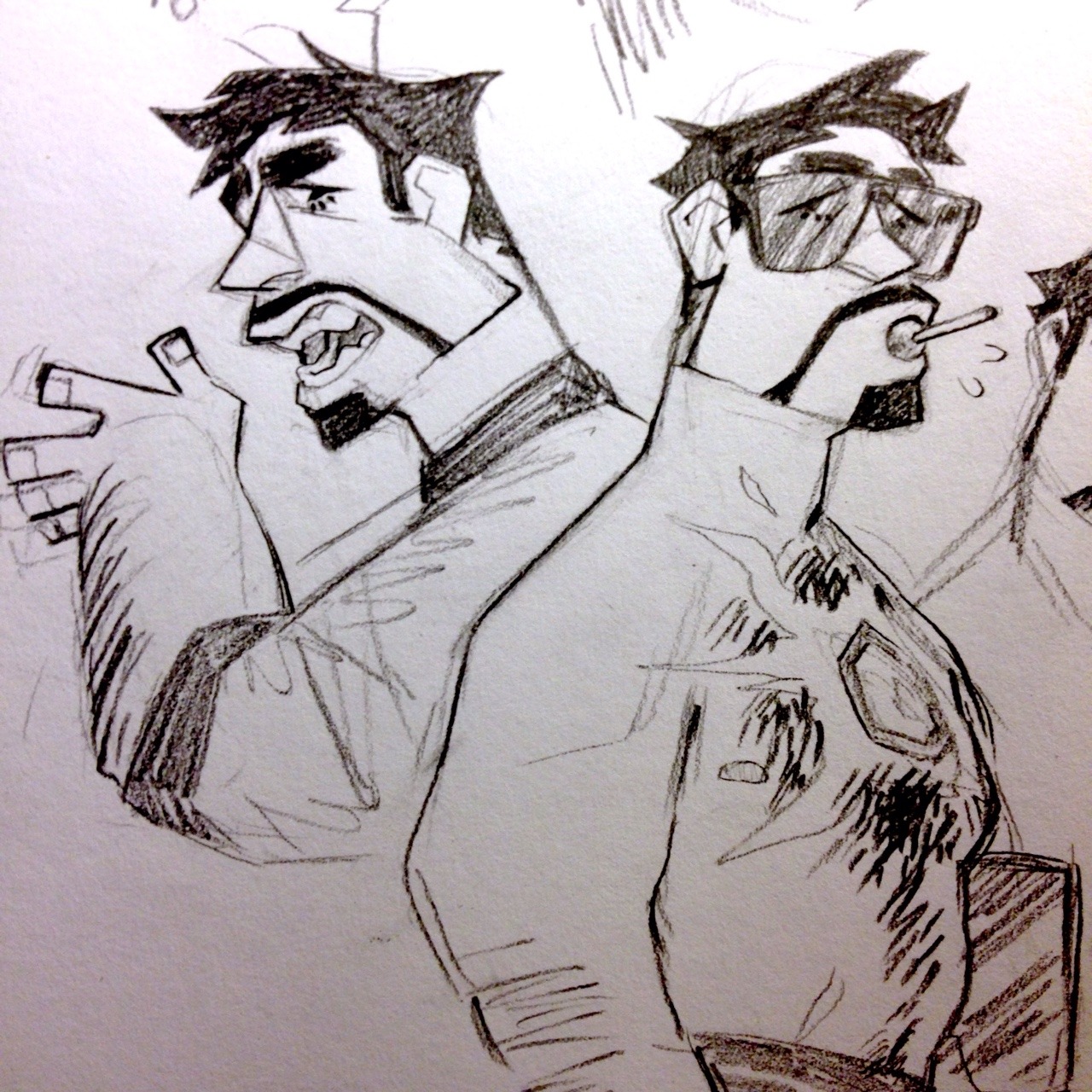 rcdart: whenever i look through my sketchbook its just a bunch of steve with his