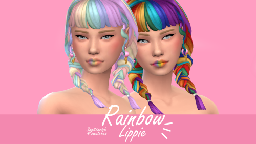 Rainbow Lippiebase game compatible4 swatchesproperly taggedenabled for all occultsdisabled for rando