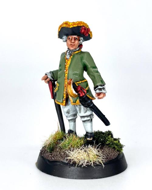 Marquis De Montcalm, a Christmas gift for my dad. Fun to paint an old historical model!