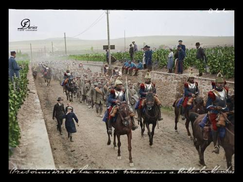 redarmyscreaming:After the retreat of the Marne, around Reims, late September early October 1914. Co