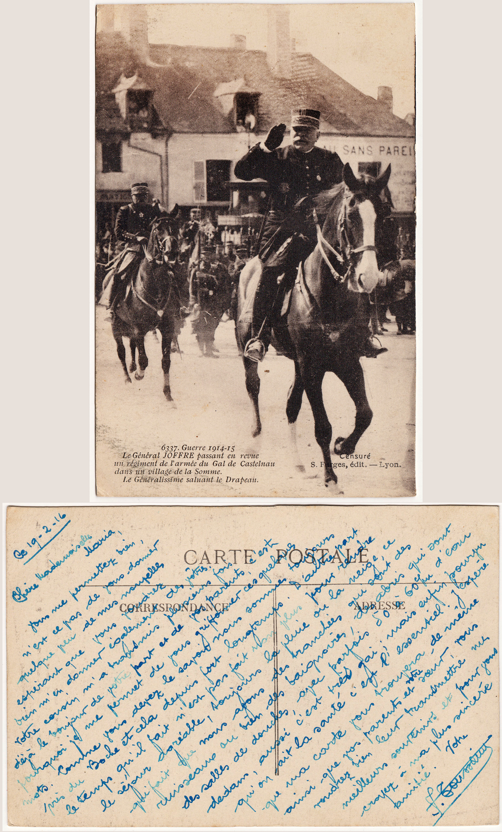 Cartes postales patriotiques françaises de la Grande Guerre - recensement - Page 3 C5bd32260f30e7efd80c7b192aa6131eea870e85