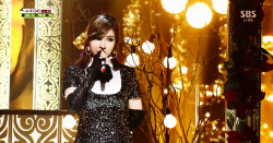 withbalerion-deactivated2014080:  Beautiful Park Bom performing ‘Missing You’,  Goodbye Stage at Inkigayo. 