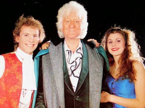 Jon Pertwee’s last turn as Doctor Who was in the 1989 stage play, “Doctor Who: the 
