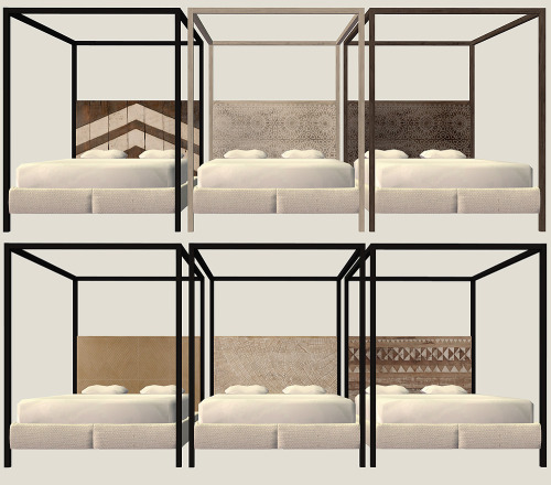 Recolors of Fake Blood’s conversion of the Alcova bed and bedding by Novvvas.Meshes are: HERET