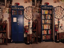 doctorspocksbluebox:  It’s bigger on the inside because every book is a doorway to another dimension 