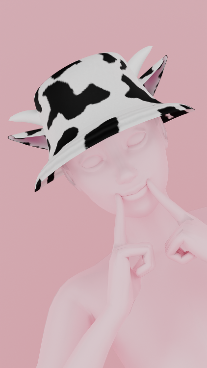 cow bucket hat ✿new mesh1 color3232 polysbase game compatiblerecolor ok! don’t include mesh.don’t re