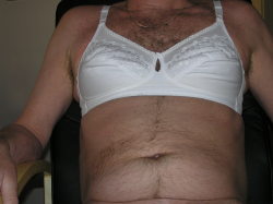 Always good to see another hubby properly feminized in a bra