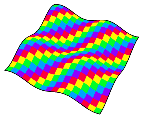 beesandbombs:  a colourful wave