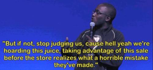 thingstolovefor:    This is the real solution to racism. Apple juice. #Love it! 