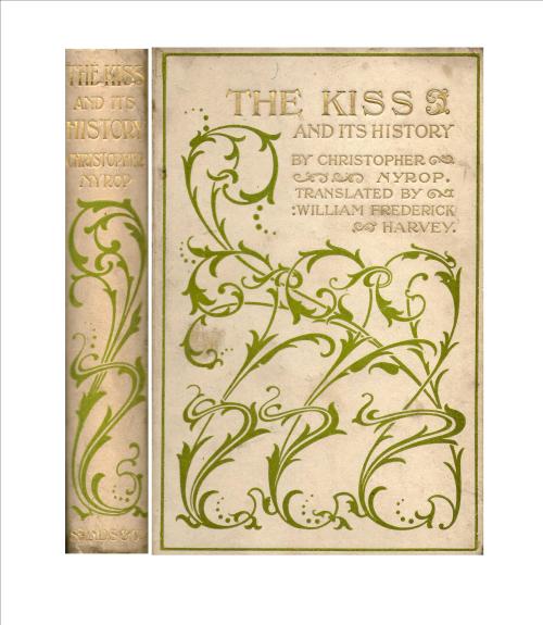 The Kiss and its History attractive art nouveau boards published 1901