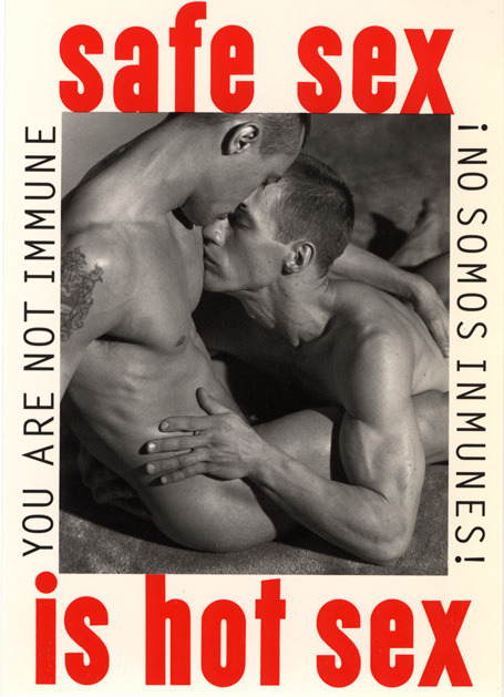 vogue-era: Safe Sex Is Hot Sex ad campaign featuring photos by Steven Meisel and