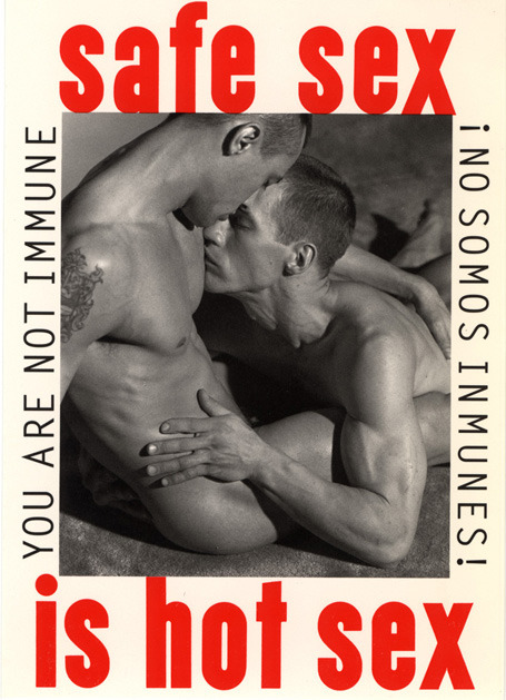 vogue-era:  Safe Sex Is Hot Sex ad campaign featuring photos by Steven Meisel and