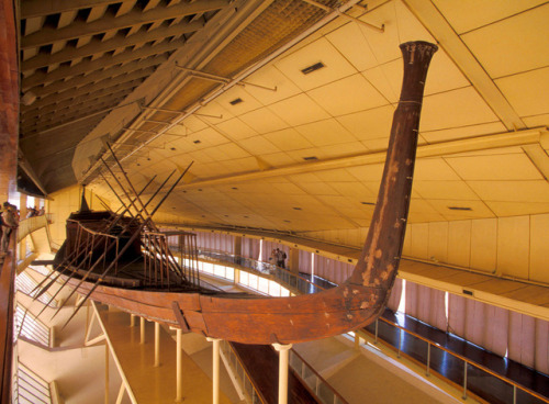 Khufu Solar Ship The intact full-size ship of King Khufu, around ca. 2500 BC, is now preserved in th