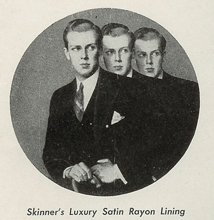 1947 men&rsquo;s fashion advert. Multi-exposure trick photography. Hi everyone! This is my shame