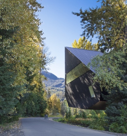 archatlas:      Audain Art Museum in Whistler  The Audain Art Museum designed by   Patkau Architects  is a 56,000 square foot museum located in Whistler, British Columbia. It will house Michael Audain’s personal art collection which traces a visual