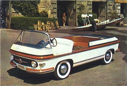1950sbeautifulyears:  1956 Fiat Multipla Marine (Pininfarina) 