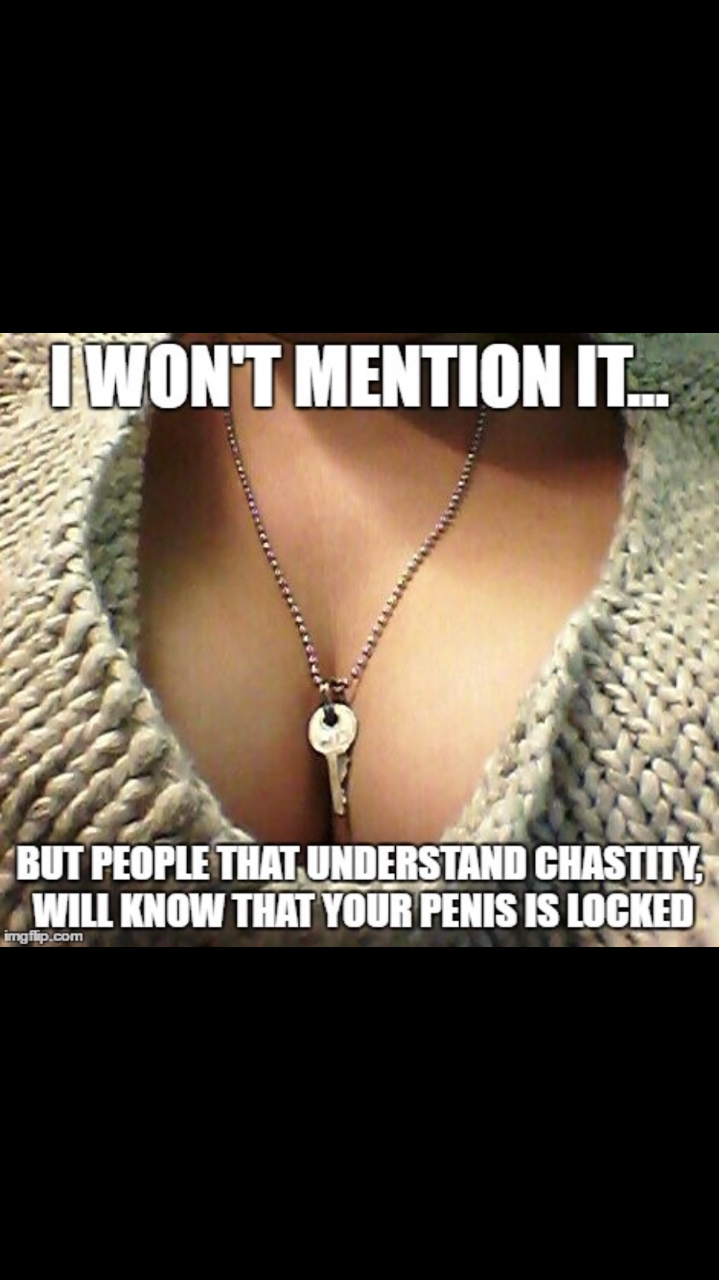 thechastityjudge:I will mention it, if they ask 😈😈