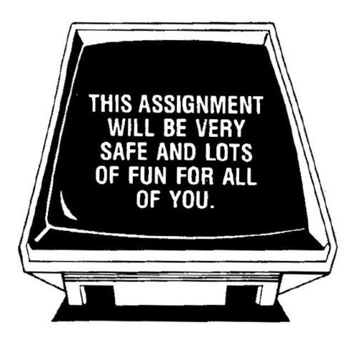 neil-gaiman: oldschoolfrp: The Computer is your friend.  Trust Friend Computer.  (Paranoia: The Yell