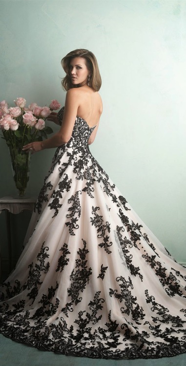 Black wedding dress