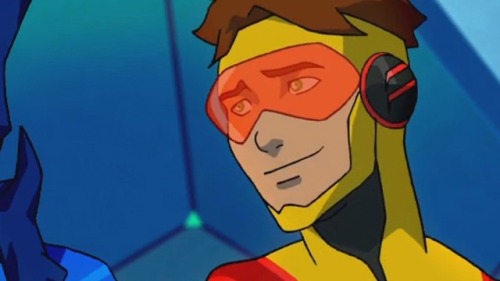 auraslikethesun: bart allen gazes softly at one (1) person and his name is jaime reyes