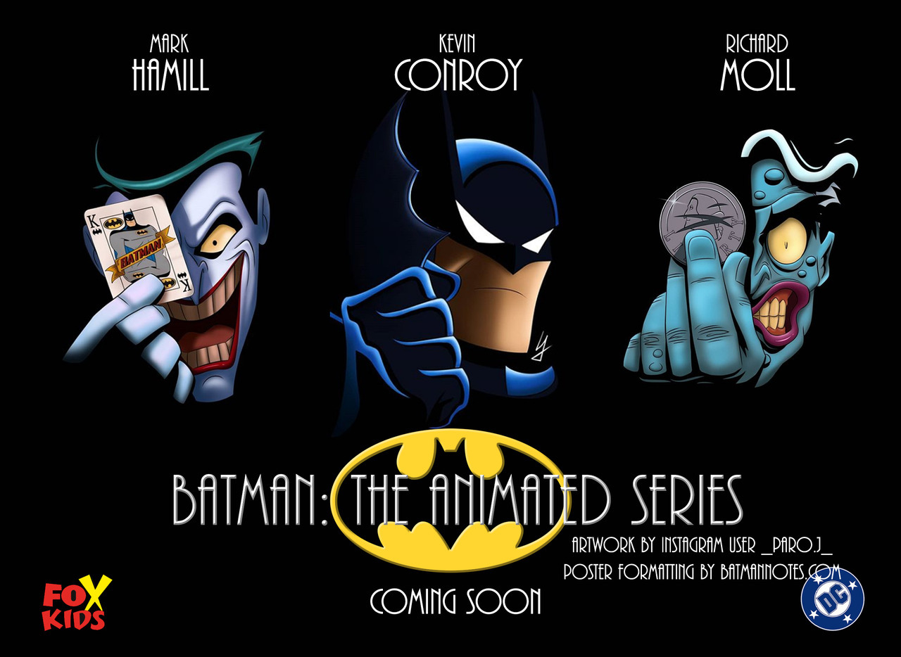 BATMAN NOTES — Batman: The Animated Series Poster Artwork...