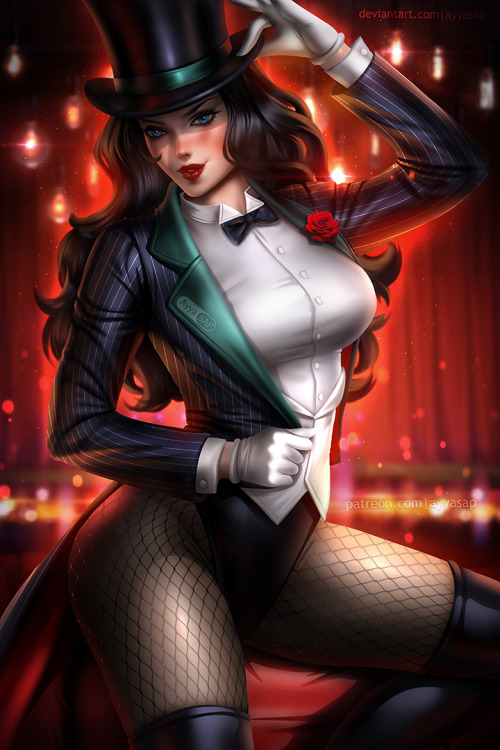 youngjusticer:  One of the coolest gals out there. Zatanna, by Ayya Saparniyazova.        