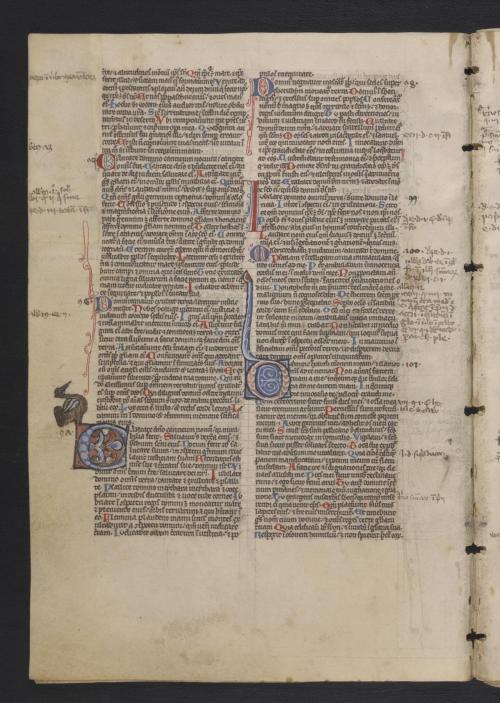 You may remember Ms. Codex 1065 from a previous post on its peeking faces and pointing manicules. To