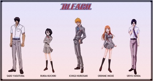 BLEACH  Characters Height Comparison 