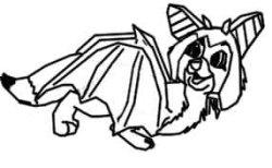 ccwolfgal:quaddle your drawing of Davanti is almost done! just needs coloring. If I must say so myself, she’s the most adorable bat-fox commission on the web! 30 hours of drawing on this alone so far…. man!skullwolf148 your coming up, don’t worry!PS: