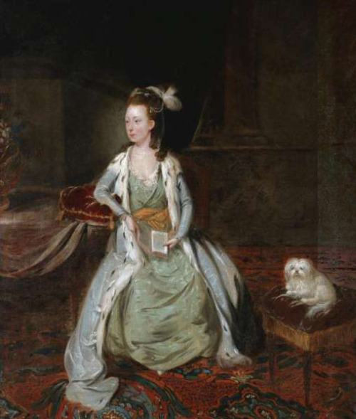 Portrait of a noblewoman dressed a la Turque by Richard Brompton or Johann Zoffany, mid-late 18th ce