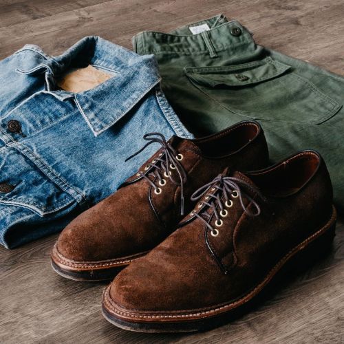 Spring transitions ————————— - Alden x Brogue (@broguecalifornia ) Easyday - Orslow slim fatigues fr