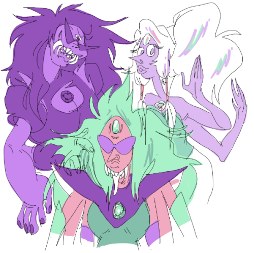 moon-light-lady:  Opal, Sugilite And Alexandrite  