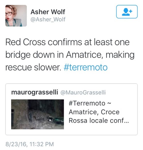 rallyforbernie:According to the mayor of Amatrice, “half the town isn’t there anymore.”Please keep t
