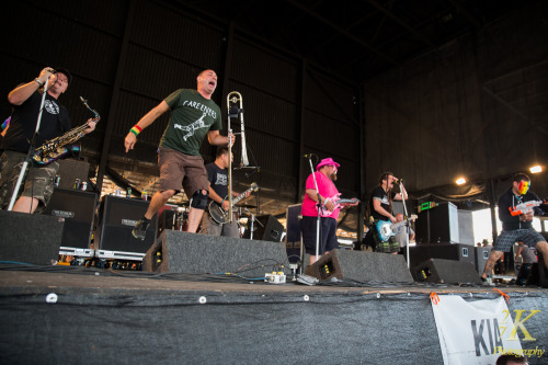 Less Than Jake - Playing the Vans Warped Tour at Darien Lake (Buffalo, NY) on 7.8.14 Copyright 27K P