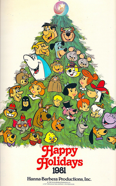 cryptofwrestling:Happy Holidays Hanna-Barbera style! (1981)