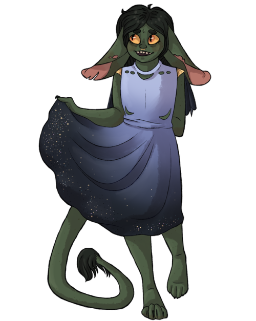 kimabutch: mollymeek: I got commissioned to draw Nott in my interpretation of her new Xhorhassian dr