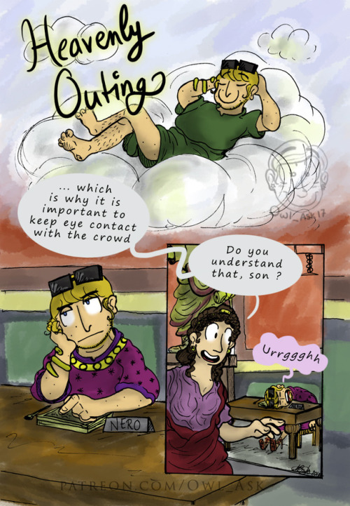 Heavenly Outing - Part 1It begins !!  Welcome to a new story arc about young emperor Nero and his te