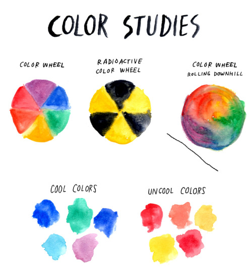 psych2go:whatapieceofworkareguys:positivityandpaperstars:I kinda love this.Color Wheel rolling down 