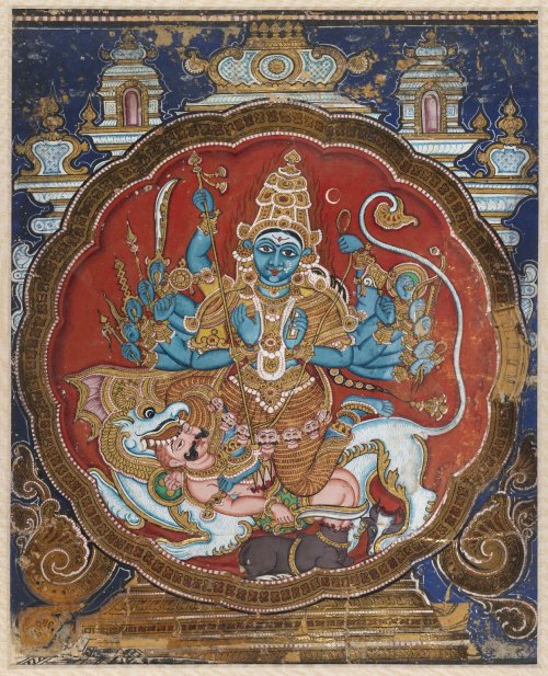 Durga Mahishasuramardini, Mysore painting