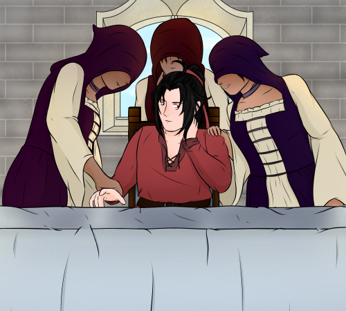 Meeting the ladies, scene from chapter 8