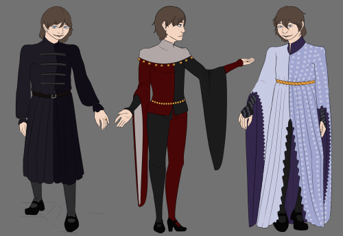 Andrea, Magna and AnemoneCharacter design (went a little crazy coming up with outfits for Andrea cau