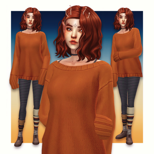 aloeislandsims:i didnt mean to make her this cute but now i need to smooch her