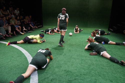 “Wolves” by Sarah DeLappeDuke on 42nd Street Theater, 2016Starring Kate Arrington, Brenn