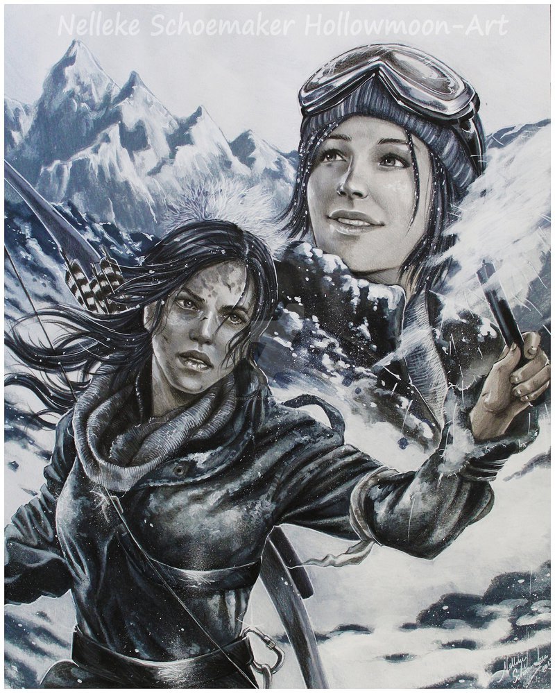 forevertombraider:
“Rise Of the Tomb Raider - Discover by Hollow-Moon-Art
”