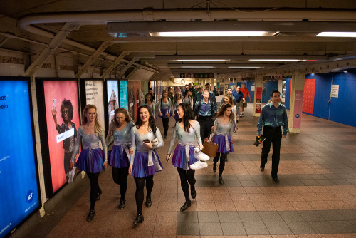 To celebrate its 25th anniversary Riverdance toured its main company around notable locations in New