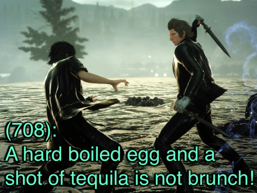 drunkfinalfantasy15:When it’s Mothers Day and the kids have to cook for mom.