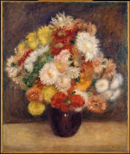 Bouquet of Chrysanthemums, Pierre-Auguste Renoir, 1881