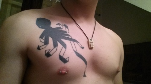 trippykatt submitted:I got my piercings done about a year and a half ago and got my tattoo done the 