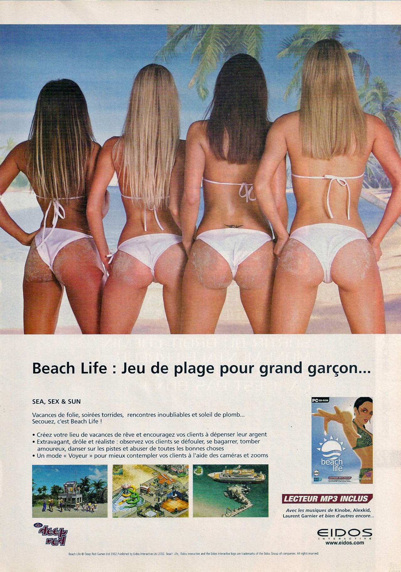 Video Game Print Ads — Beach Life aka Virtual Resort Spring Break... pic image