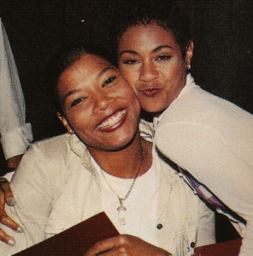 90shiphopraprnb:Queen Latifah and Jada Pinkett Smith